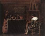 亨德里克 格里茨 波特 : The Painter in his Studio